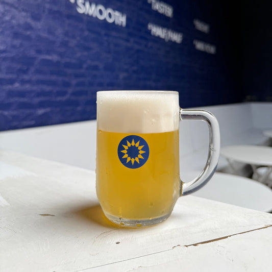 picture of beer in a glass mug