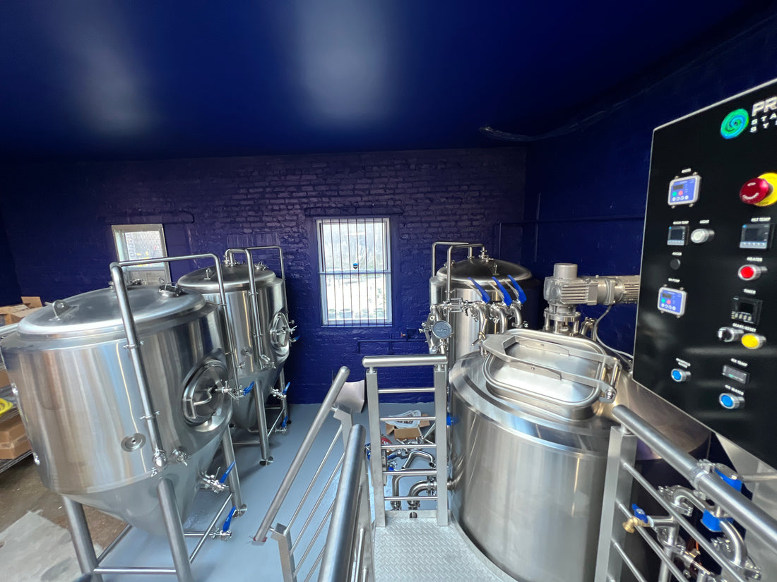Brewery Installation Progress